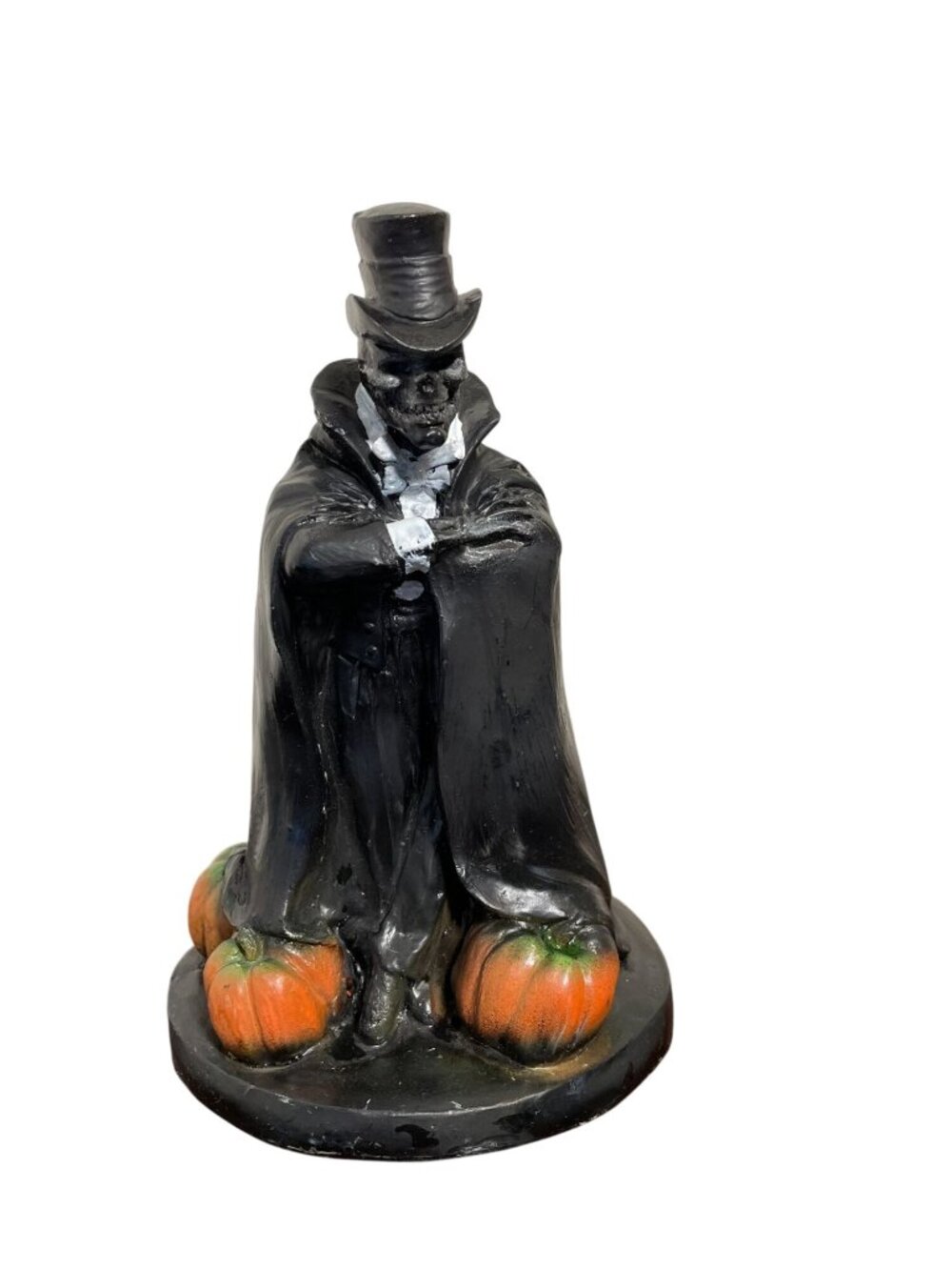 VTG  Blow Mold Skeleton Reaper With Pumpkins By The Paper Magic Group 1996 - 9.5